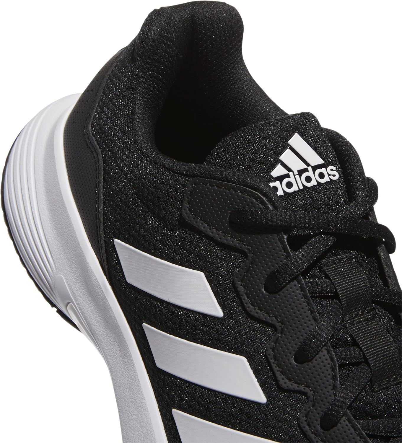 image:imageadidas Mens Gamecourt 2 Tennis ShoesBlackWhiteBlack
