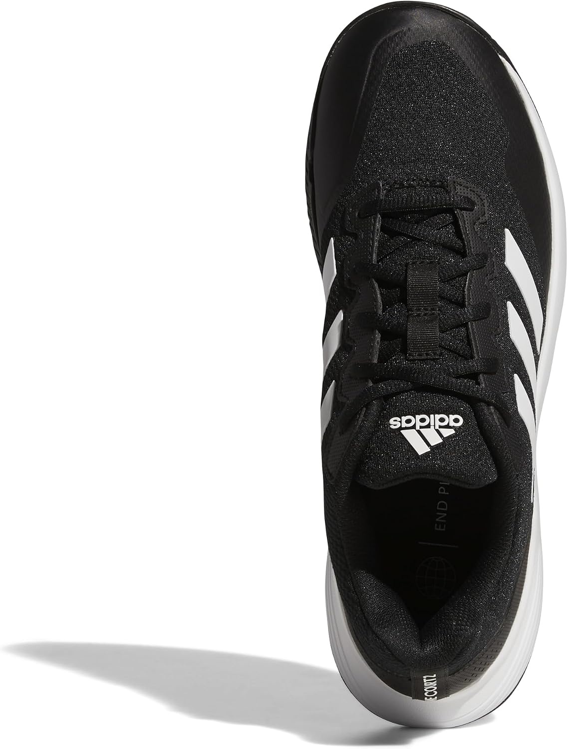 image:imageadidas Mens Gamecourt 2 Tennis ShoesBlackWhiteBlack