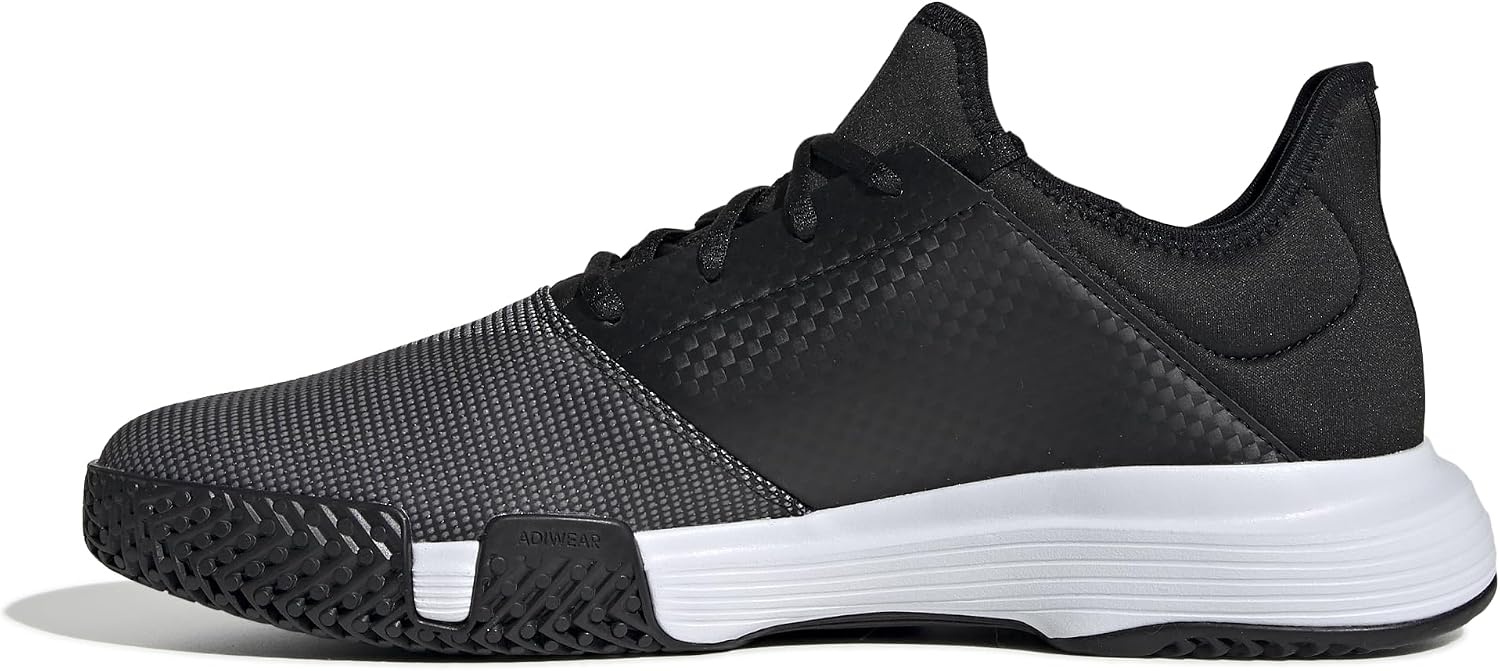image:imageadidas Mens Gamecourt 2 Tennis ShoesCore Black Ftwr White Grey Six