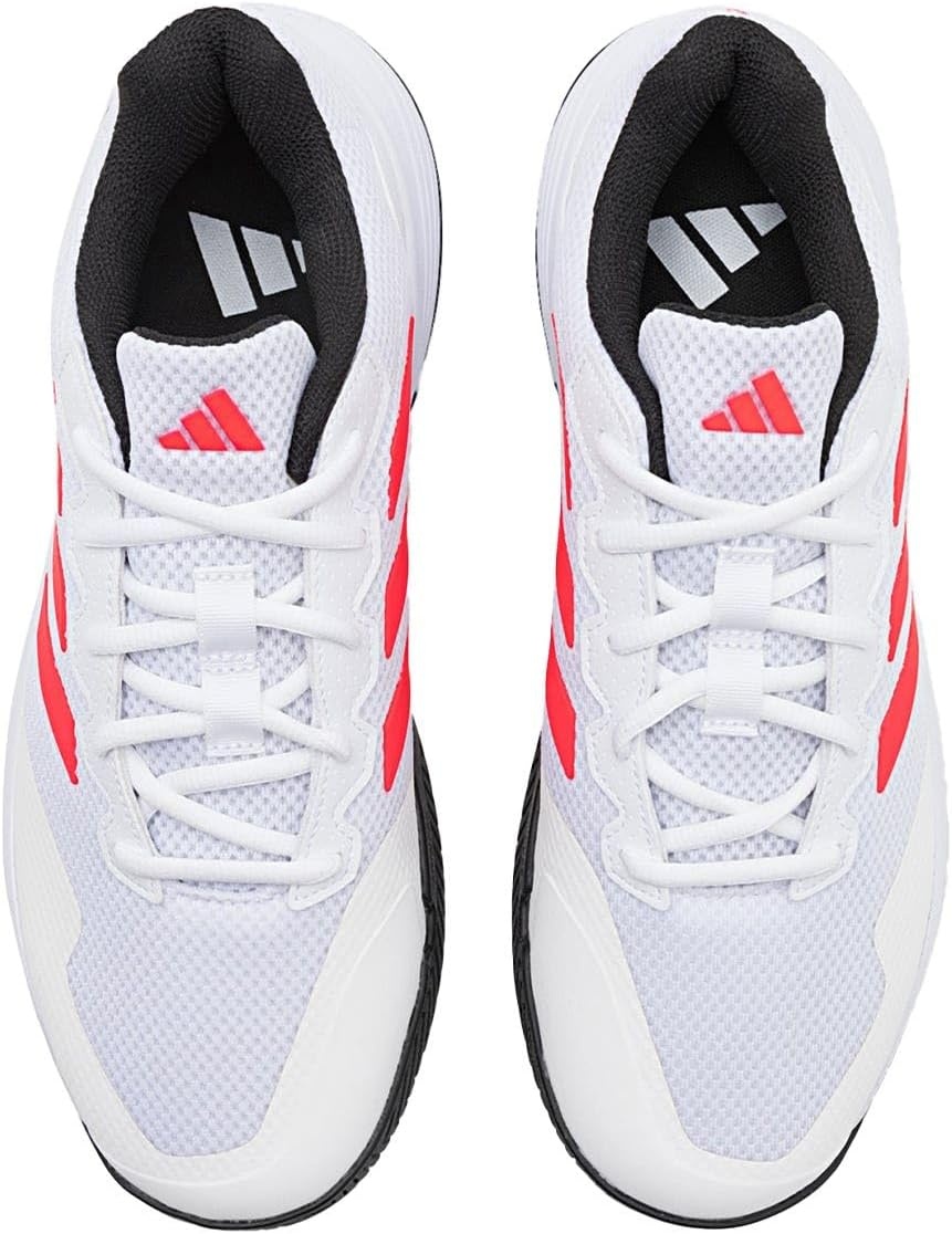 image:imageadidas Mens Gamecourt 2 Tennis ShoesFtwr WhiteLucid RedCore Black