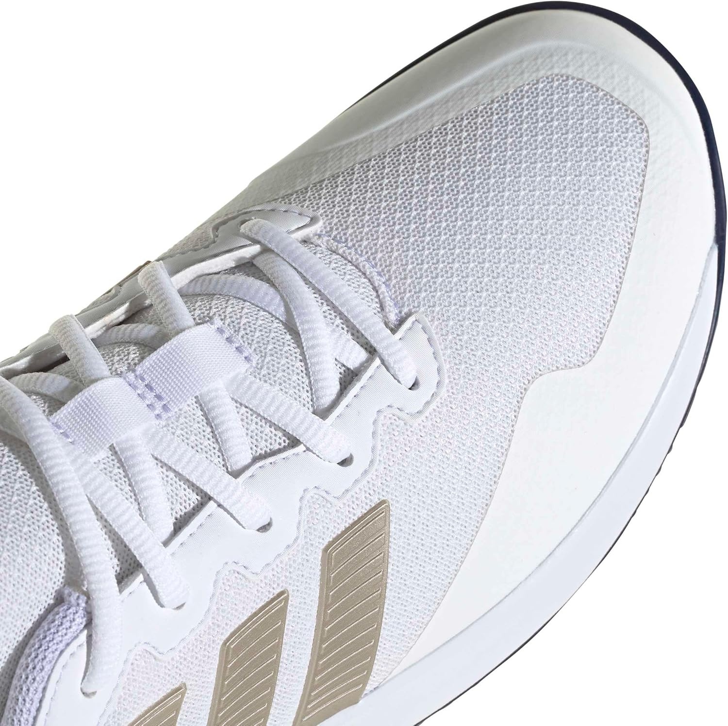 image:imageadidas Mens Gamecourt 2 Tennis ShoesWhiteCyber MetallicDark Blue