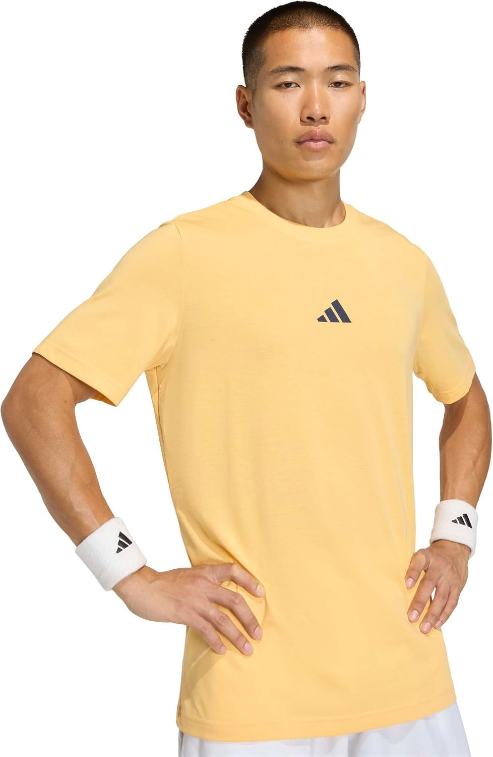 image:imageadidas Mens Pickleball Graphic TShirtSemi Impact Orange