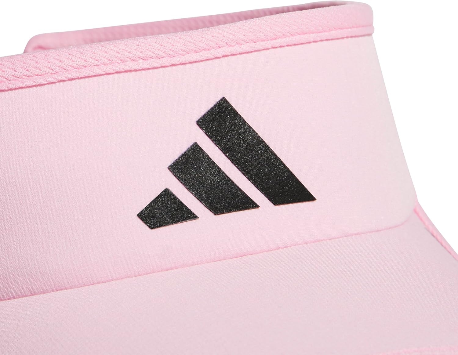 image:imageadidas Mens Superlite Visor OpenTop Design MoistureWicking Sweatband Adjustable Fit 3Stripes Side Detail DialIn Your Fit AllDay Sun ComfortTrue PinkBlack3