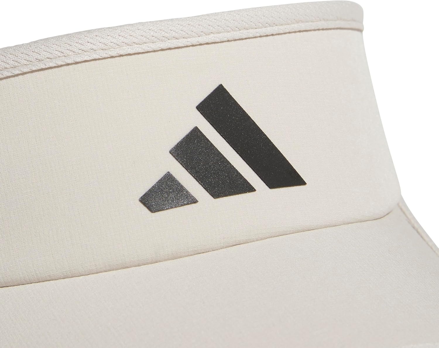 image:imageadidas Mens Superlite Visor OpenTop Design MoistureWicking Sweatband Adjustable Fit 3Stripes Side Detail DialIn Your Fit AllDay Sun ComfortWonder Alumina GreyBlack3