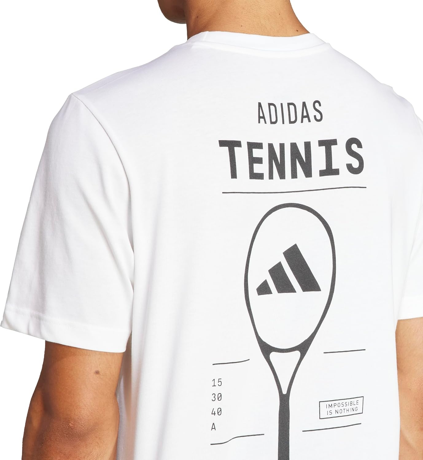 image:imageadidas Mens Tennis Graphic TShirtWhite