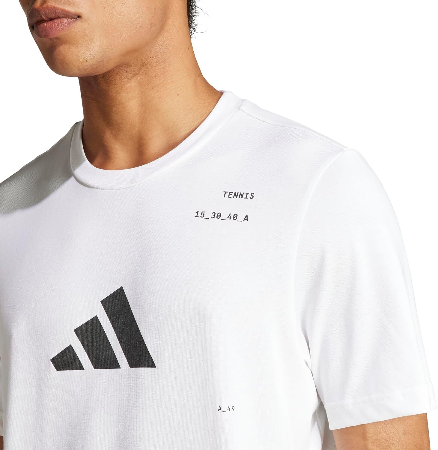 image:imageadidas Mens Tennis Graphic TShirtWhite