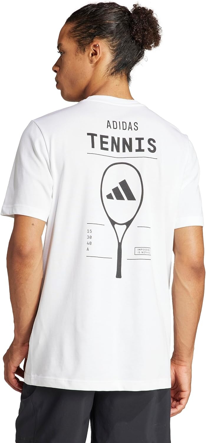 image:imageadidas Mens Tennis Graphic TShirtWhite