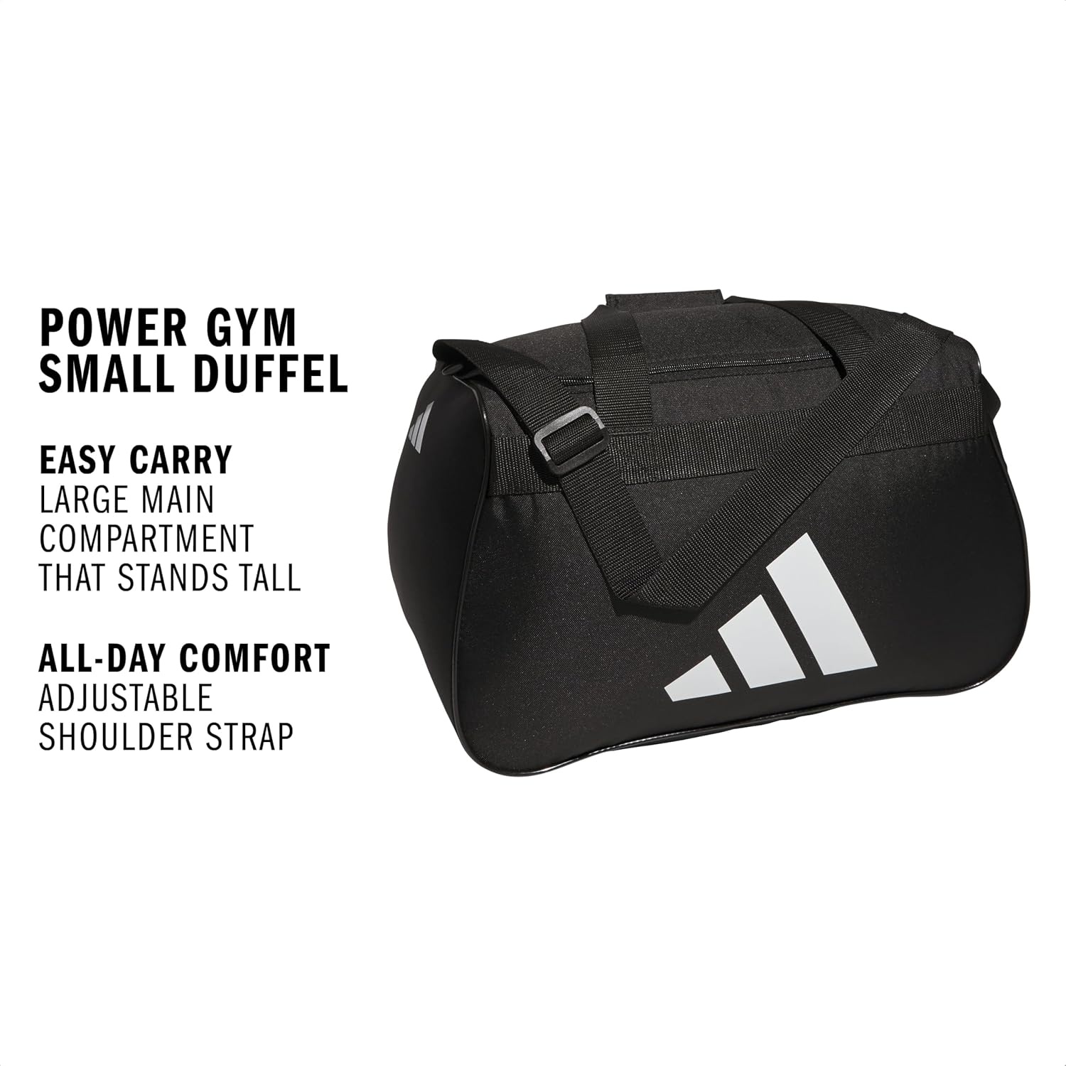 image:imageadidas Power Gym Bag Lightweight Small Duffel Blush PinkWhiteHalo Silver Grey OSFABlackWhite