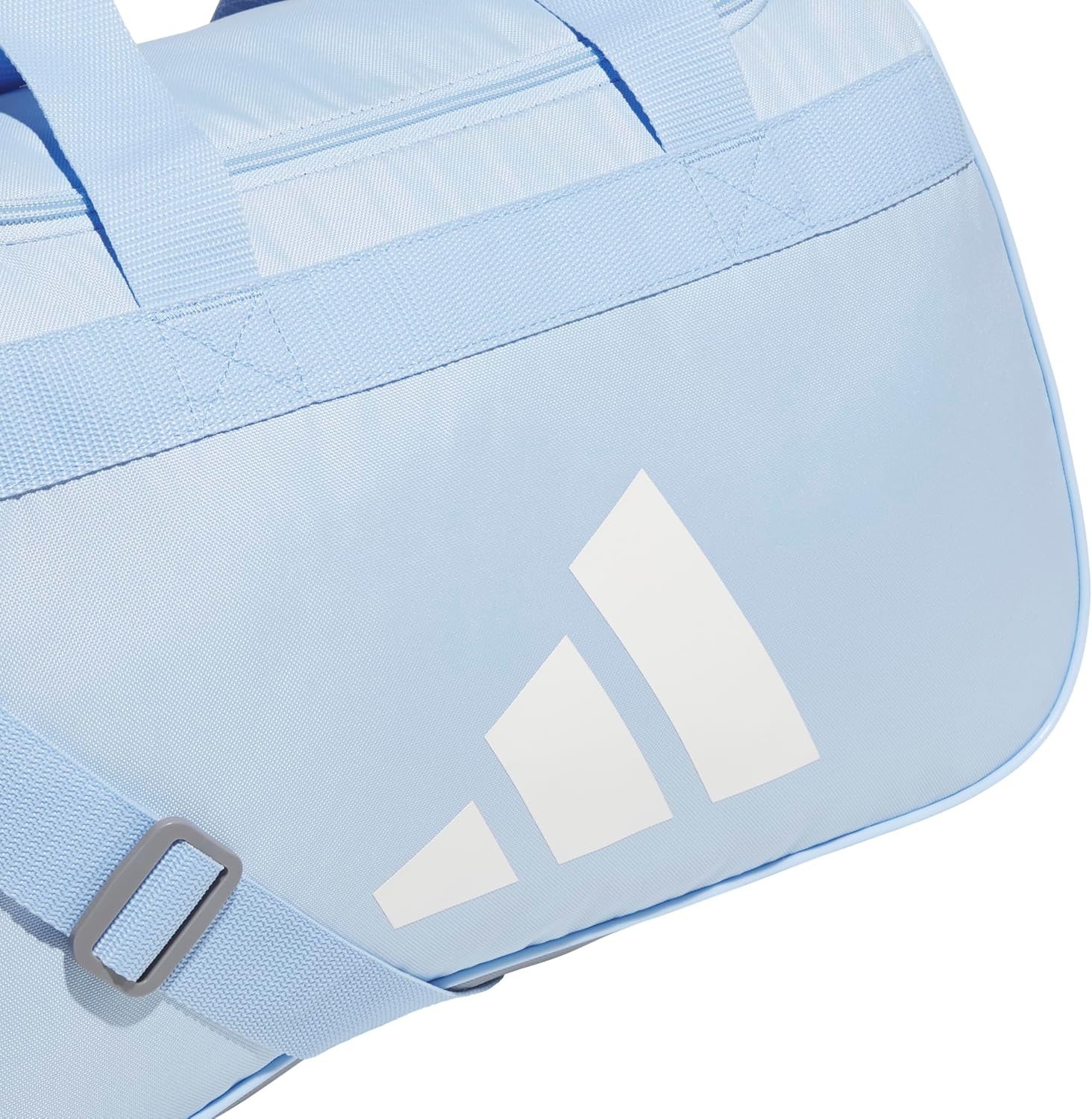 image:imageadidas Power Gym Bag Lightweight Small Duffel Blush PinkWhiteHalo Silver Grey OSFAGlow BlueWhiteGrey Three