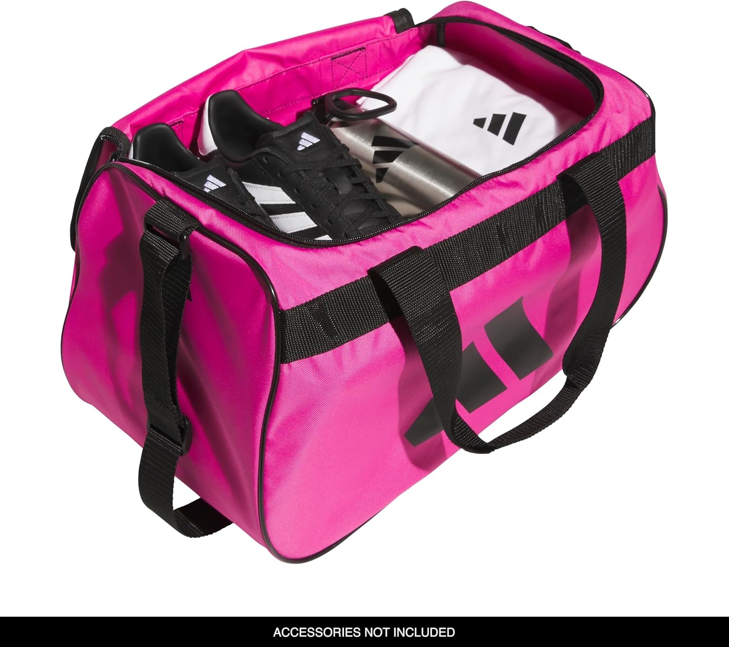 image:imageadidas Power Gym Bag Lightweight Small Duffel Blush PinkWhiteHalo Silver Grey OSFAIntense PinkBlackPower