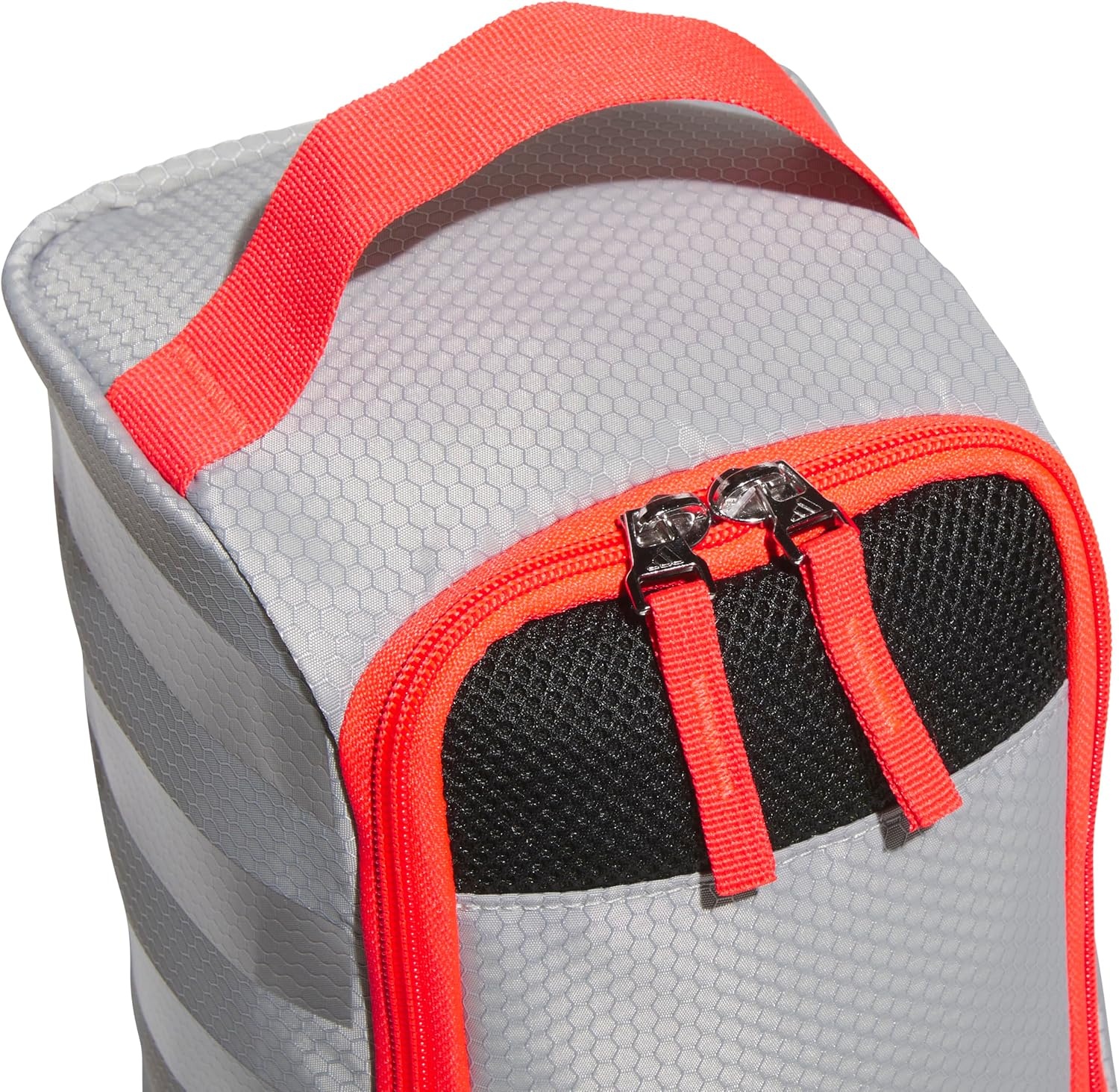 image:imageadidas Stadium 2 Team Shoe BagStone GreyLucid RedSilver MetallicWhite2
