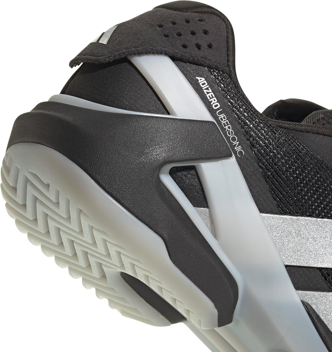 image:imageadidas Womens Adizero Ubersonic 5 Tennis ShoesBlackSilver MetallicWhite