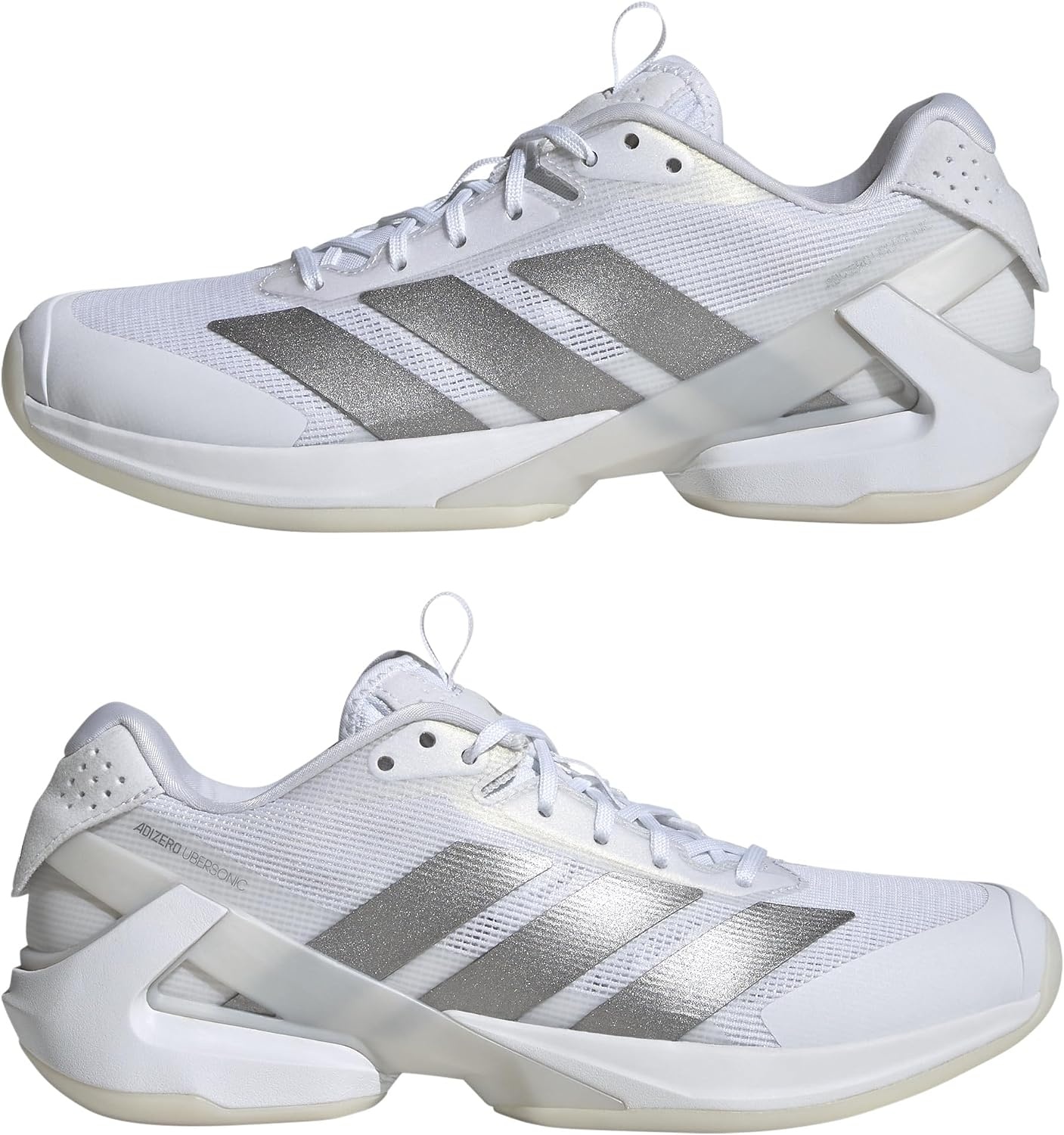 image:imageadidas Womens Adizero Ubersonic 5 Tennis ShoesWhiteSilver MetallicWhite
