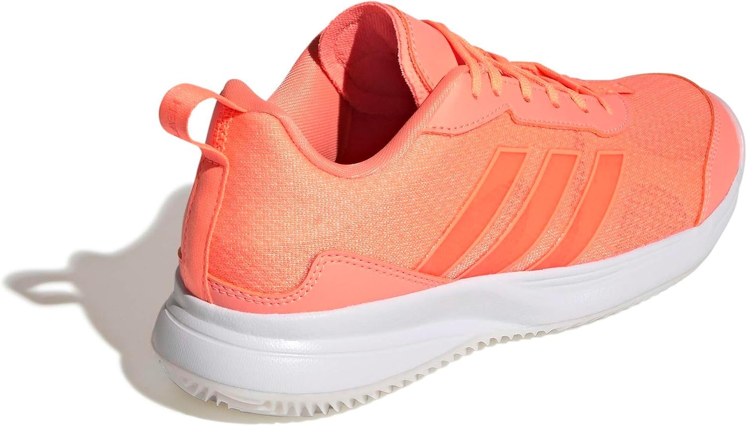 image:imageadidas Womens Avaflash Low Tennis Sneakers Shoes WhiteBeam OrangeBeam OrangeWhite