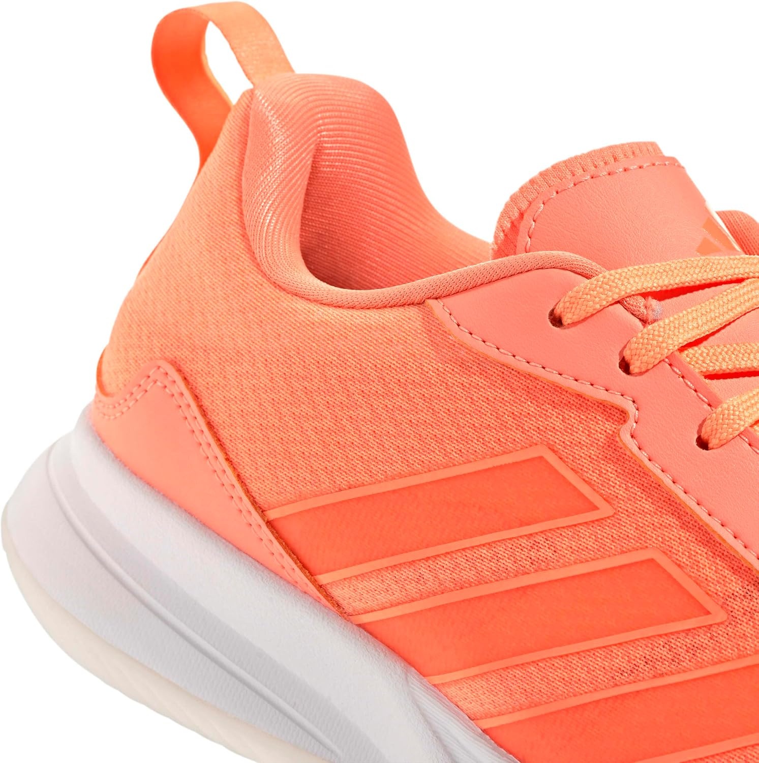 image:imageadidas Womens Avaflash Low Tennis Sneakers Shoes WhiteBeam OrangeBeam OrangeWhite