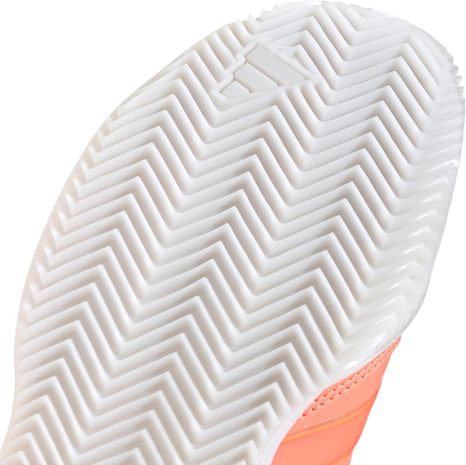 image:imageadidas Womens Avaflash Low Tennis Sneakers Shoes WhiteBeam OrangeBeam OrangeWhite
