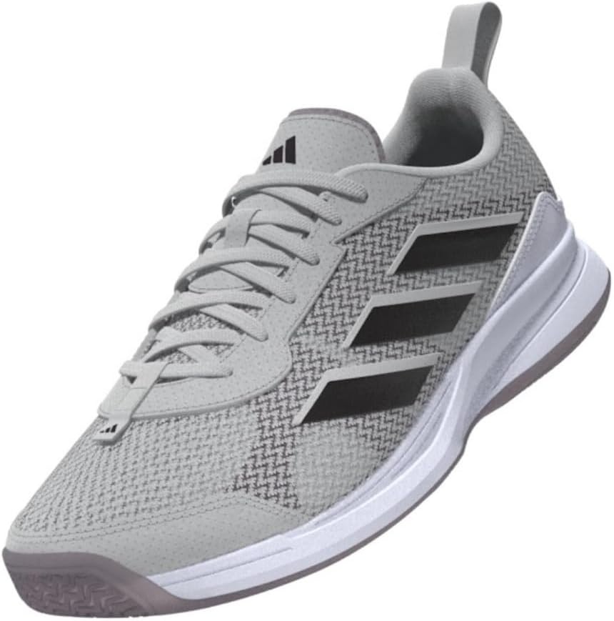 image:imageadidas Womens Avaflash Low Tennis Sneakers Shoes WhiteGreyAurora MetallicPreloved Fig