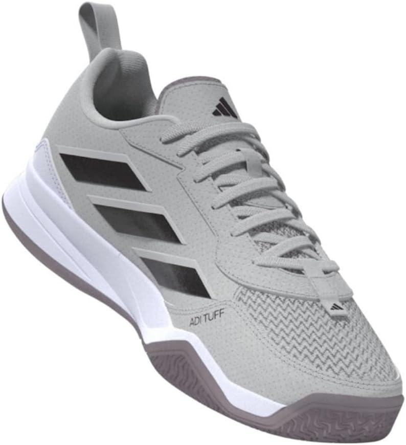 image:imageadidas Womens Avaflash Low Tennis Sneakers Shoes WhiteGreyAurora MetallicPreloved Fig