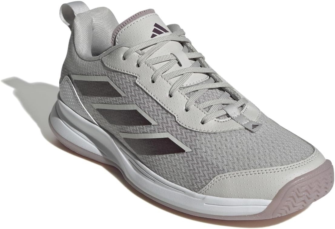 image:imageadidas Womens Avaflash Low Tennis Sneakers Shoes WhiteGreyAurora MetallicPreloved Fig
