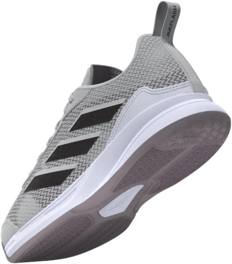 image:imageadidas Womens Avaflash Low Tennis Sneakers Shoes WhiteGreyAurora MetallicPreloved Fig