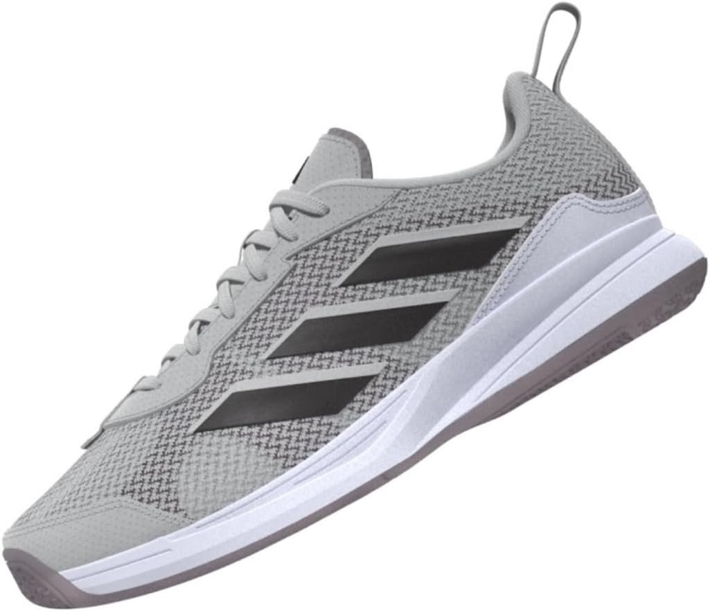 image:imageadidas Womens Avaflash Low Tennis Sneakers Shoes WhiteGreyAurora MetallicPreloved Fig