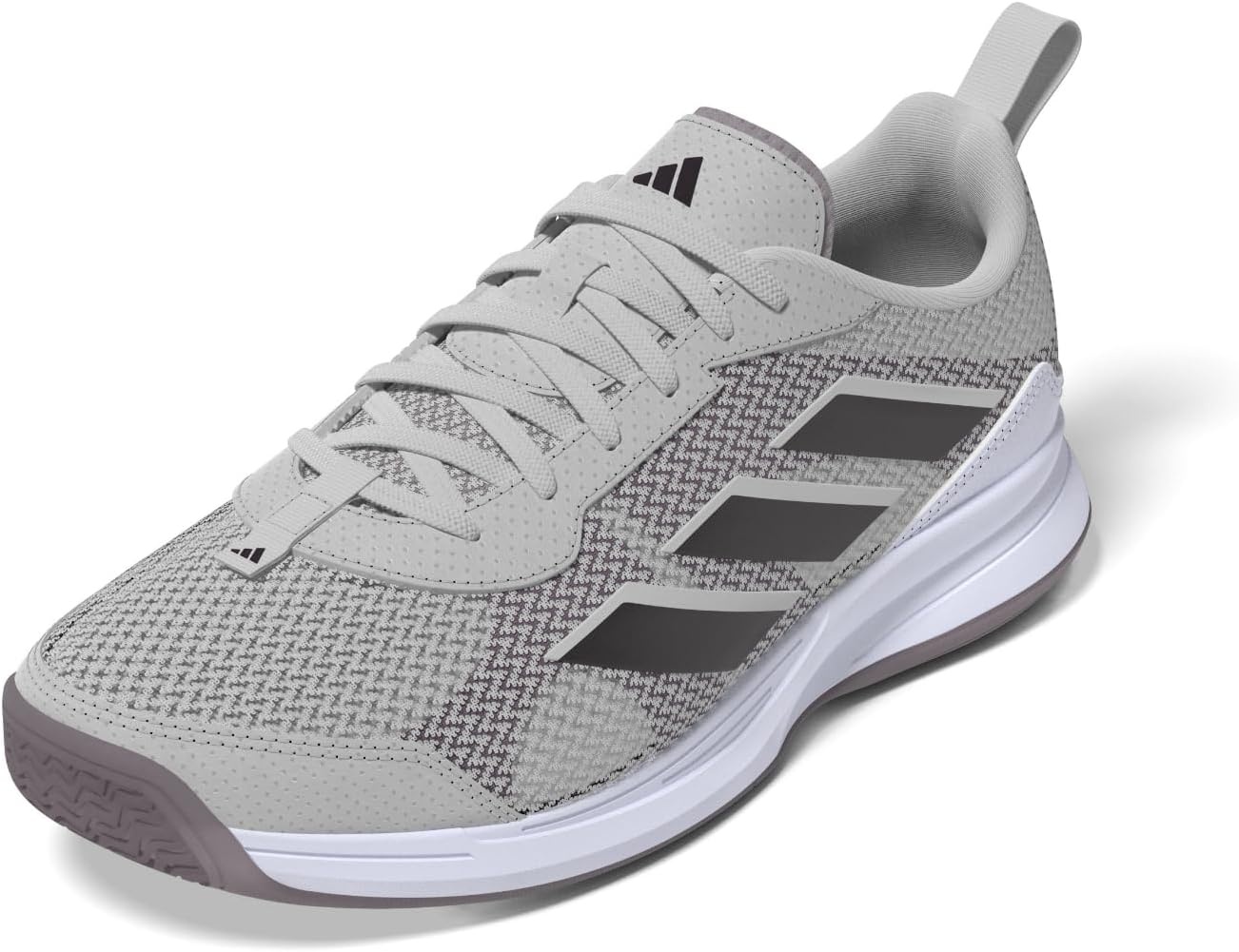 image:imageadidas Womens Avaflash Low Tennis Sneakers Shoes WhiteGreyAurora MetallicPreloved Fig