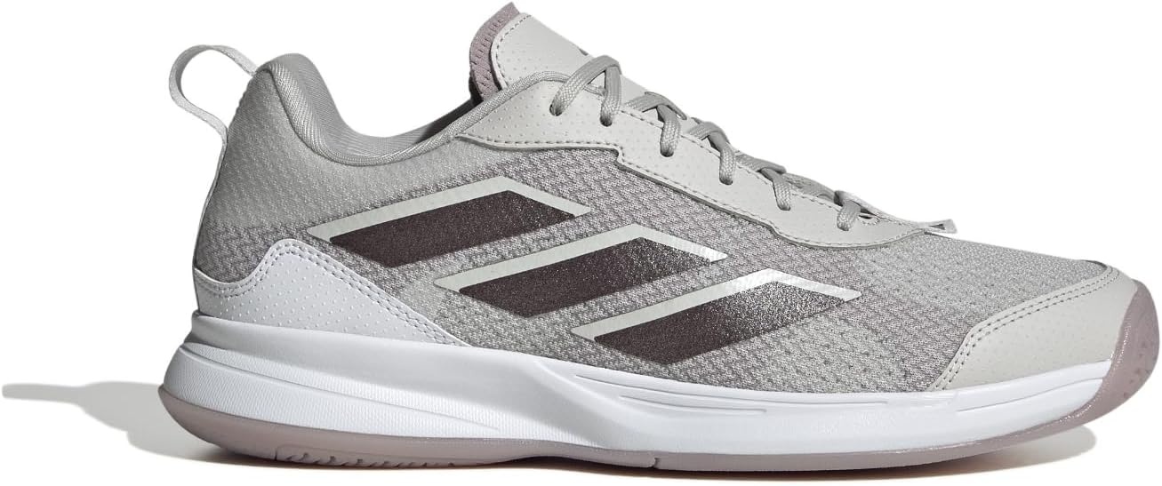 image:imageadidas Womens Avaflash Low Tennis Sneakers Shoes WhiteGreyAurora MetallicPreloved Fig