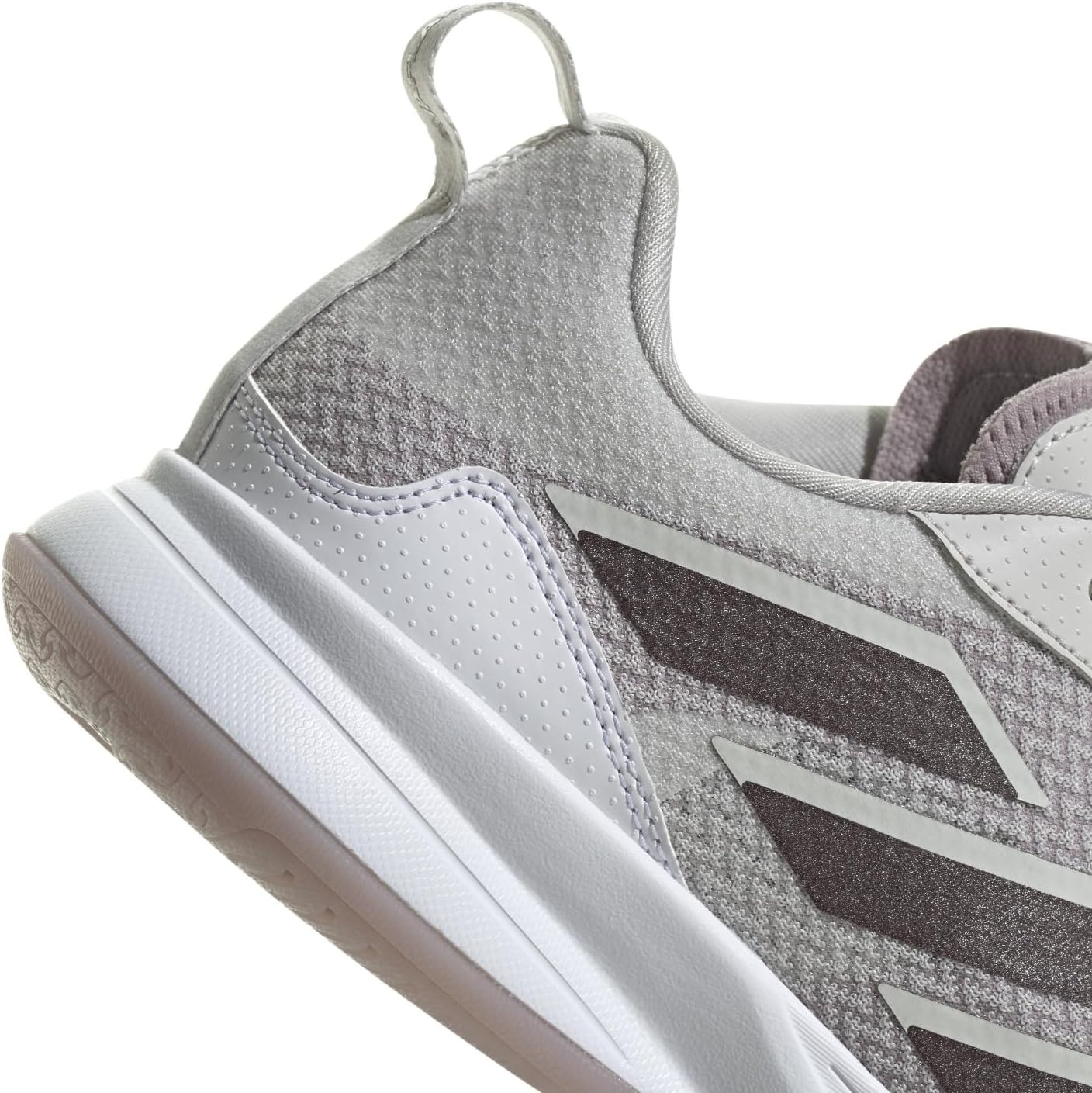 image:imageadidas Womens Avaflash Low Tennis Sneakers Shoes WhiteGreyAurora MetallicPreloved Fig
