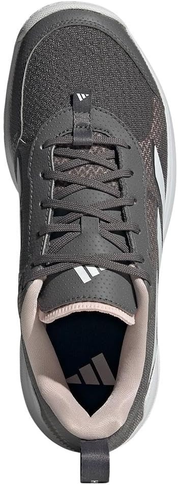 image:imageadidas Womens Avaflash Low Tennis Sneakers Shoes WhiteSandy PinkWhiteSandy Pink