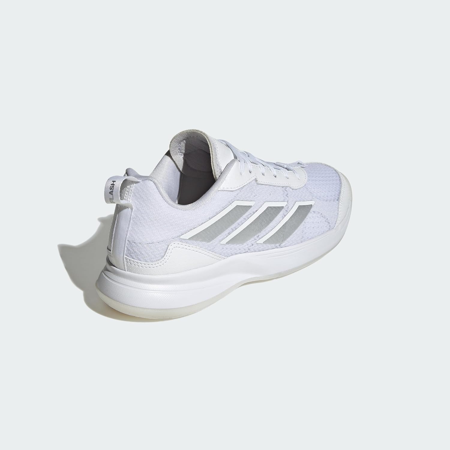 image:imageadidas Womens Avaflash Low Tennis Sneakers Shoes WhiteWhiteWhiteSilver Metallic