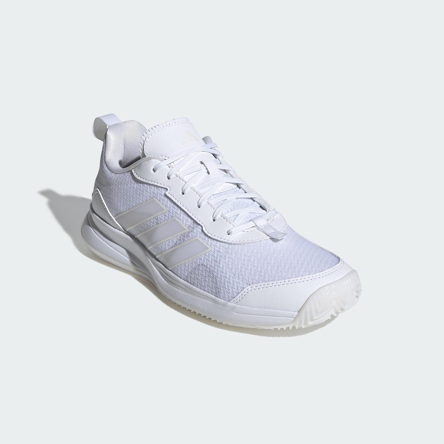 image:imageadidas Womens Avaflash Low Tennis Sneakers Shoes WhiteWhiteWhiteZero Metallic