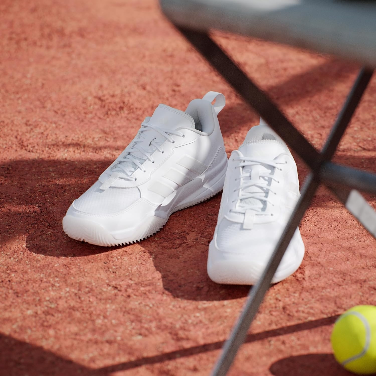 image:imageadidas Womens Avaflash Low Tennis Sneakers Shoes WhiteWhiteWhiteZero Metallic
