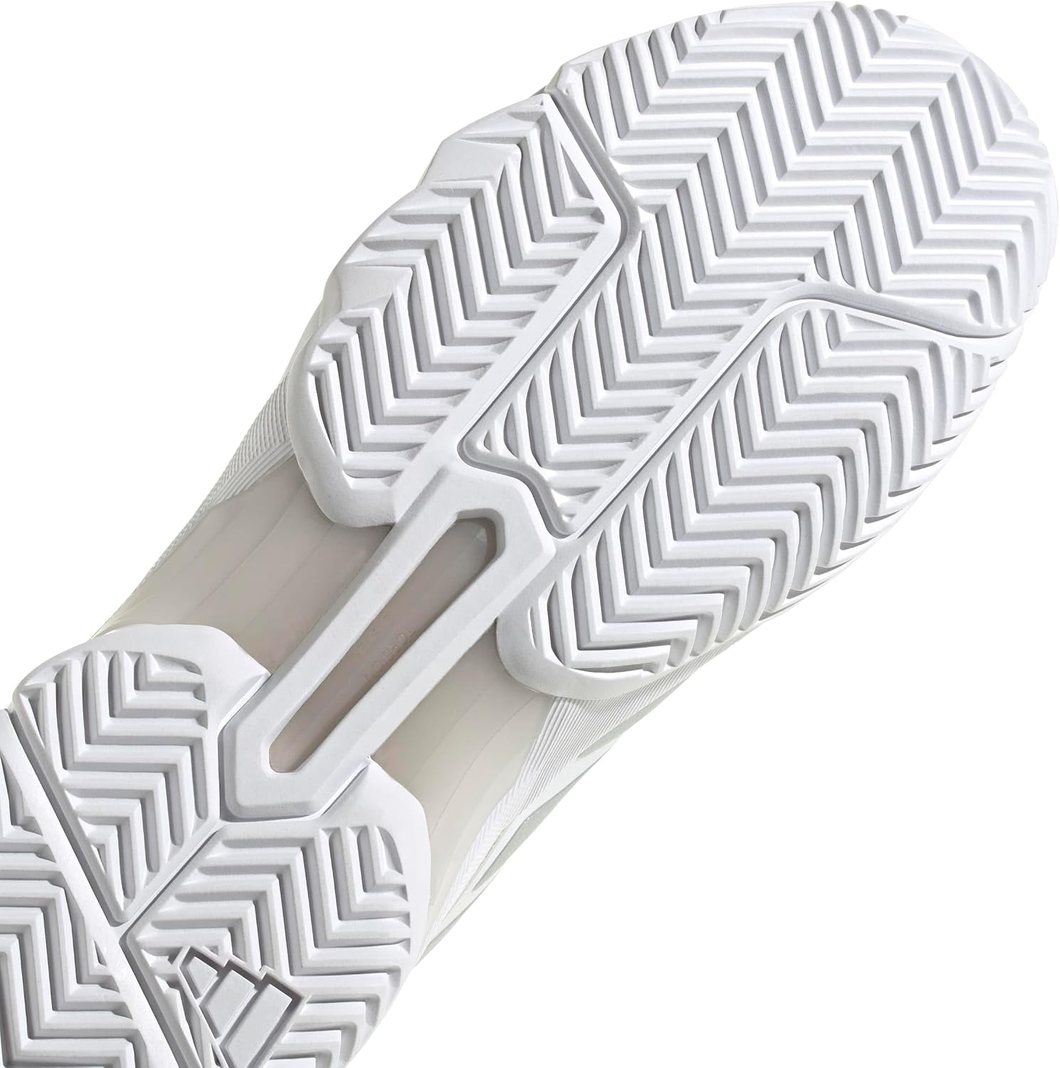 image:imageadidas Womens Courtjam Control 3 Tennis Sneakers Shoes White Tennis ShoesWhiteSilver MetallicGrey
