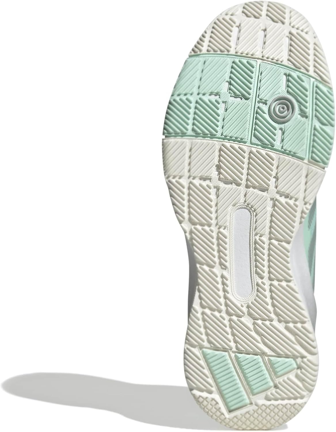 image:imageadidas Womens Crazyquick Lightstrike Padel Sneakers Shoes GreyClear MintSilver MetallicWhite