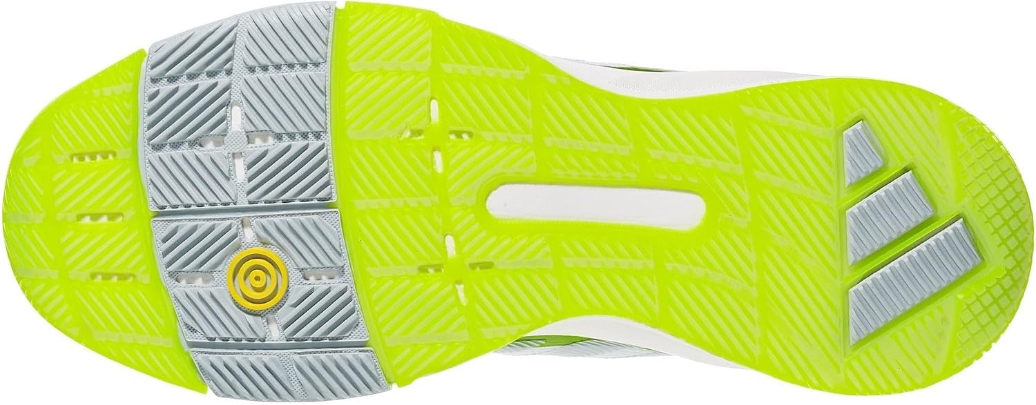 image:imageadidas Womens Crazyquick Lightstrike Padel Sneakers Shoes GreyLucid LemonSilver MetallicWonder Silver