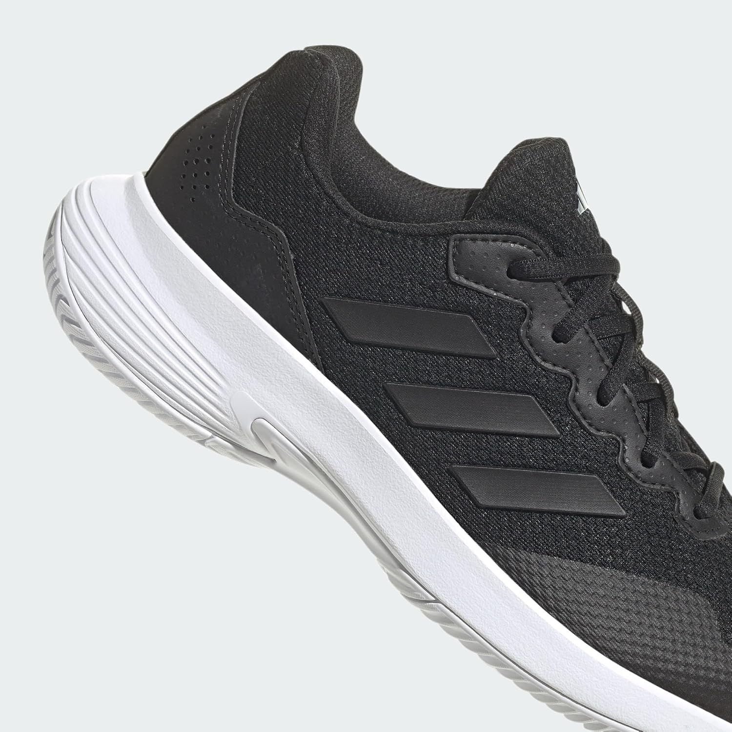 image:imageadidas Womens Gamecourt 2 Tennis ShoesCore Black Core Black Silver