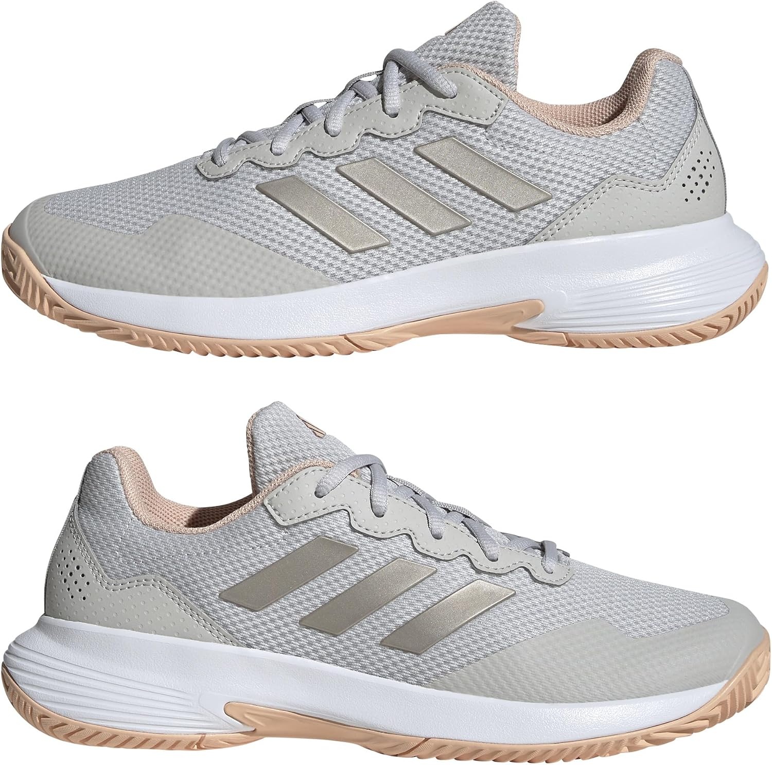image:imageadidas Womens Gamecourt 2 Tennis ShoesGrey