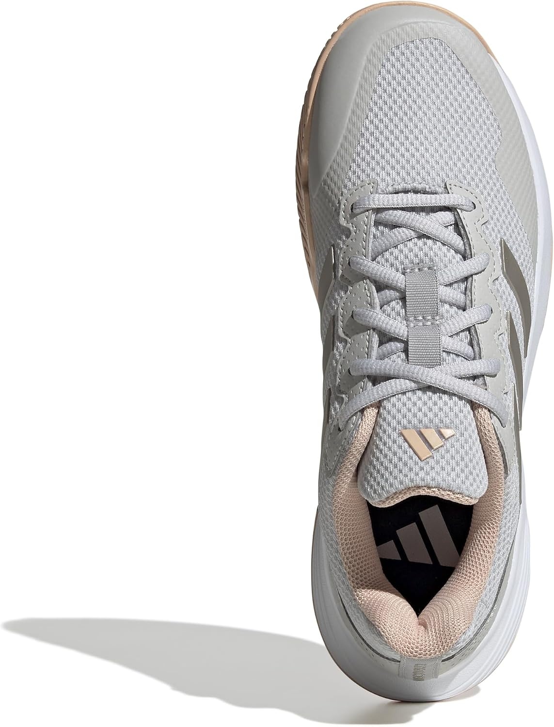 image:imageadidas Womens Gamecourt 2 Tennis ShoesGrey One Cyber Met Powder Coral