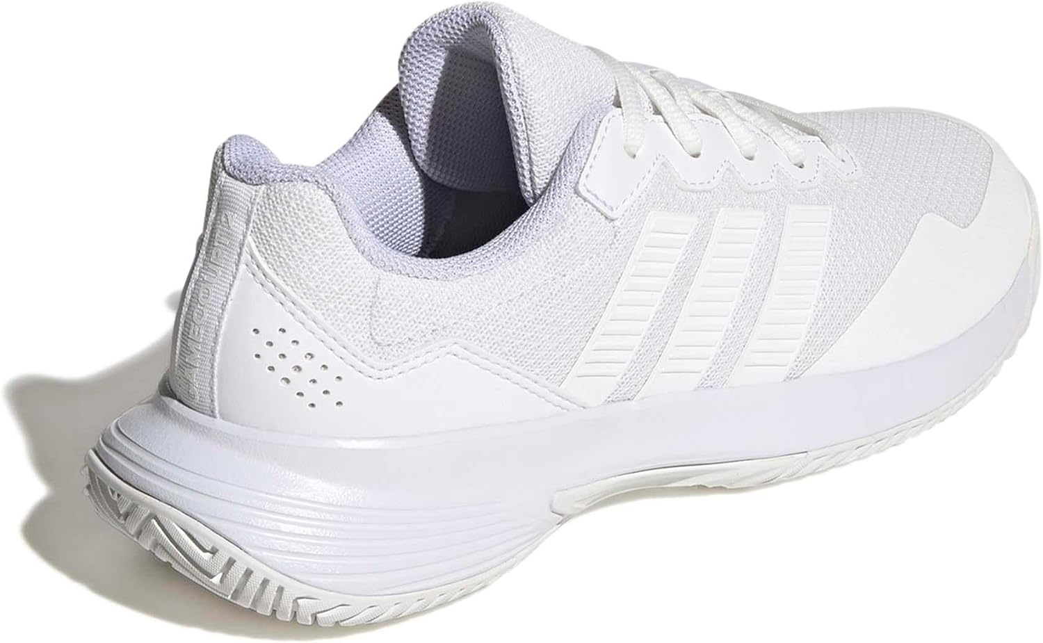 image:imageadidas Womens Gamecourt 2 Tennis ShoesWhiteBlush PinkWhite