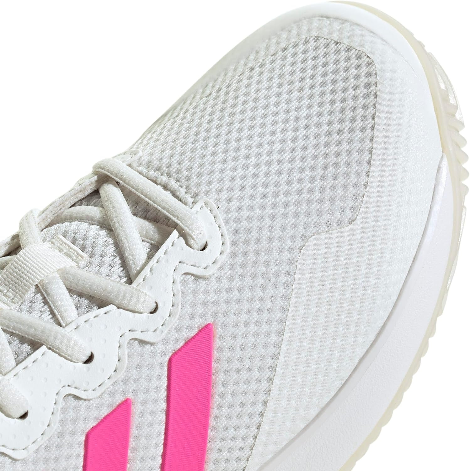 image:imageadidas Womens Gamecourt 2 Tennis ShoesWhiteLucid PinkBlack