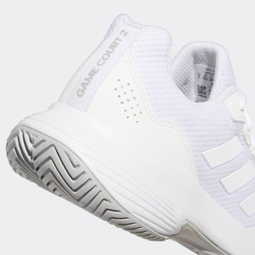 image:imageadidas Womens Gamecourt 2 Tennis ShoesWhiteWhiteGrey