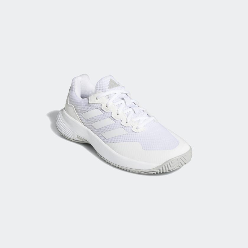 image:imageadidas Womens Gamecourt 2 Tennis ShoesWhiteWhiteGrey