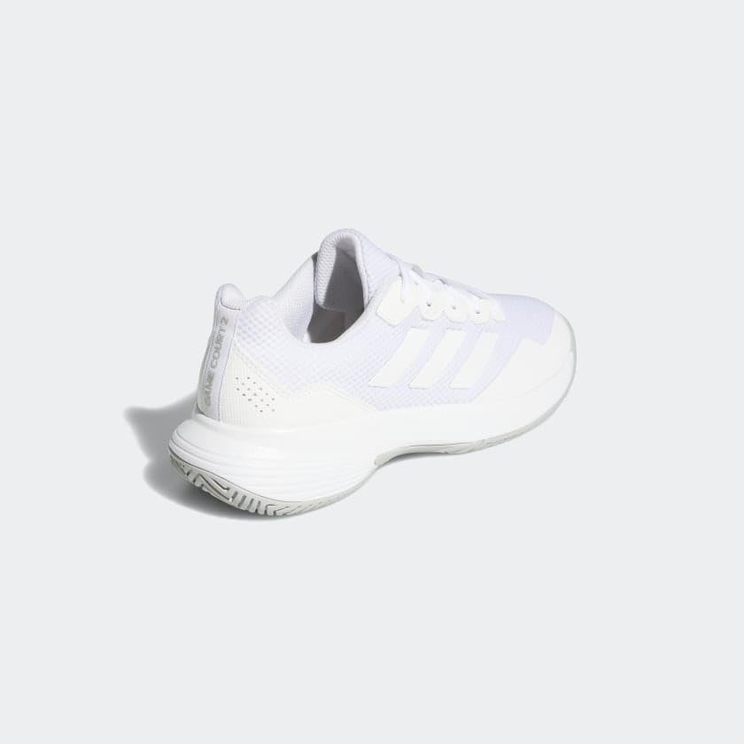 image:imageadidas Womens Gamecourt 2 Tennis ShoesWhiteWhiteGrey