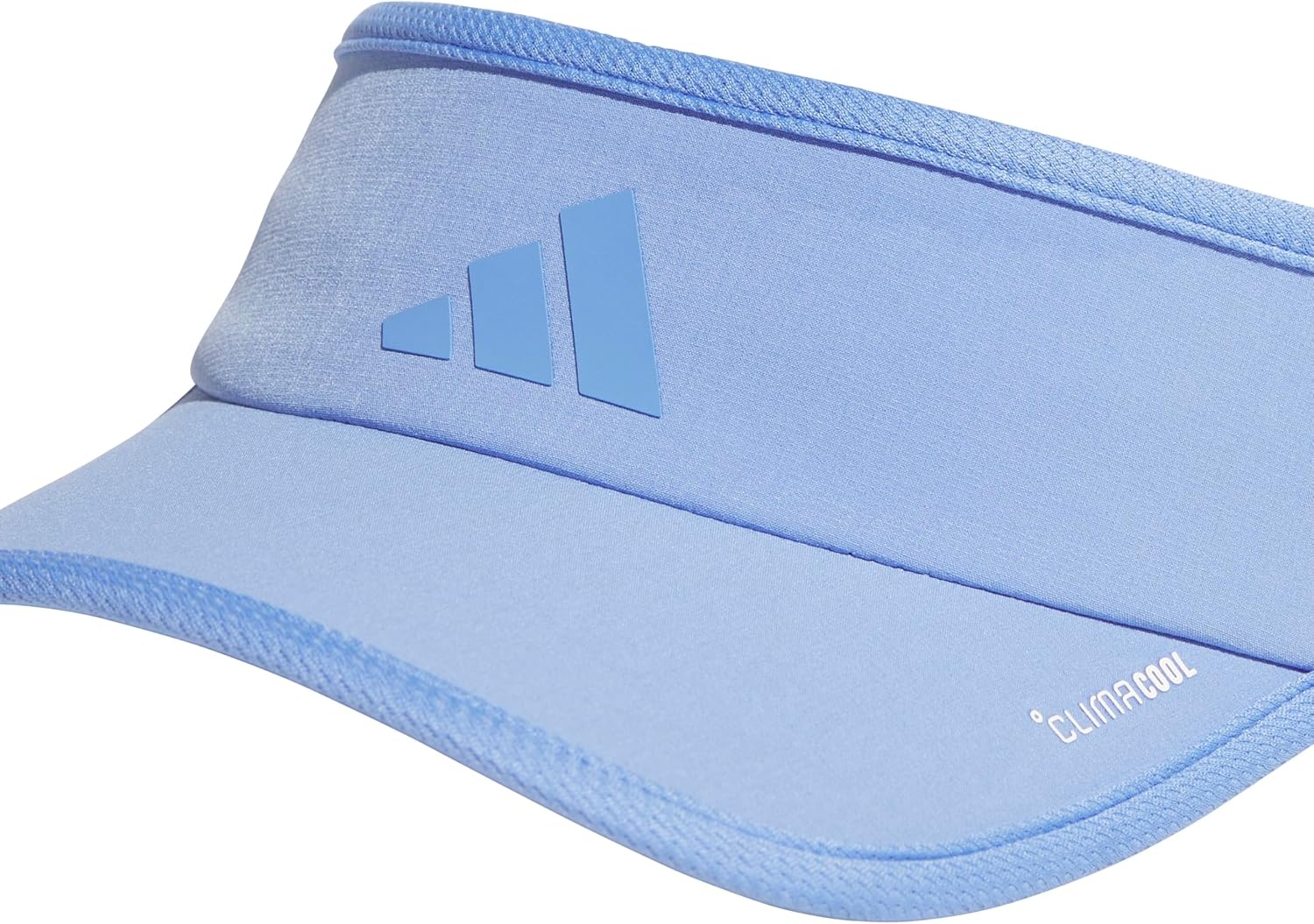 image:imageadidas Womens Superlite Visor OpenTop Design Adjustable Fit Perforated Build HookandLoop Closure AllDay Sun ComfortBlue Fusion3