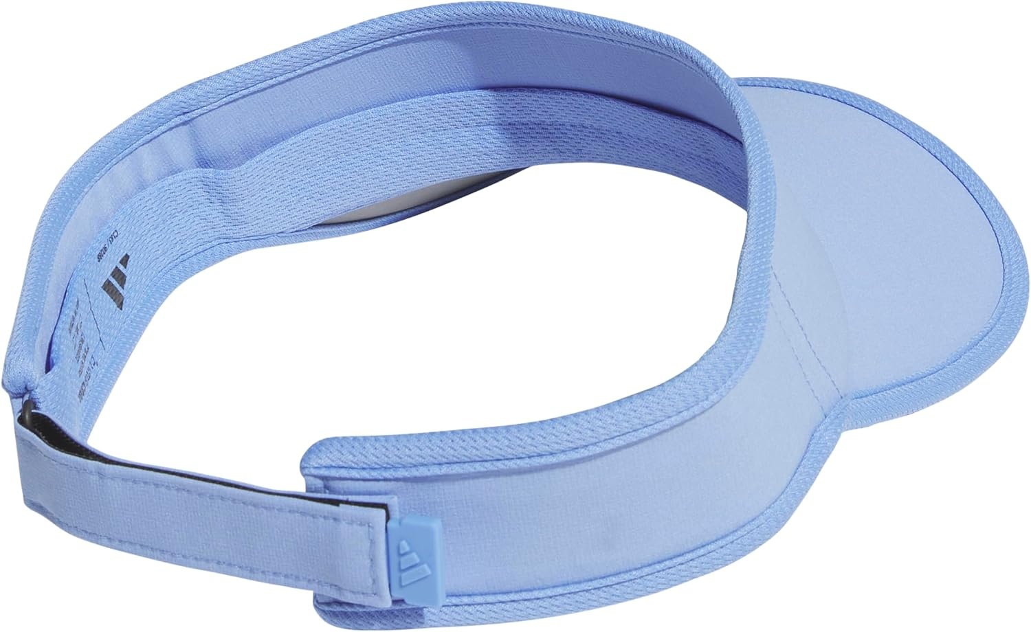 image:imageadidas Womens Superlite Visor OpenTop Design Adjustable Fit Perforated Build HookandLoop Closure AllDay Sun ComfortBlue Fusion3