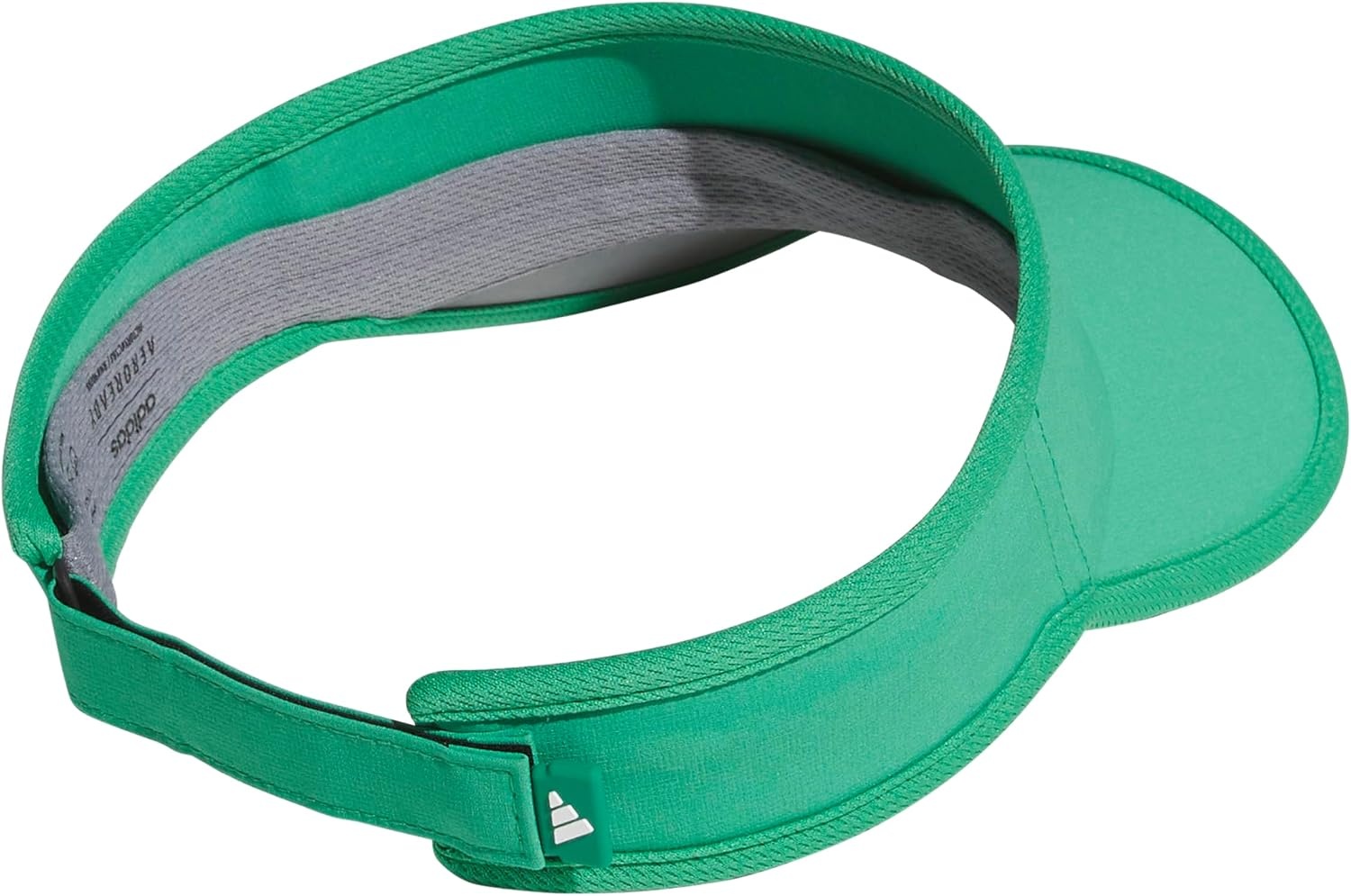 image:imageadidas Womens Superlite Visor OpenTop Design Adjustable Fit Perforated Build HookandLoop Closure AllDay Sun ComfortSemi Court GreenWhite3
