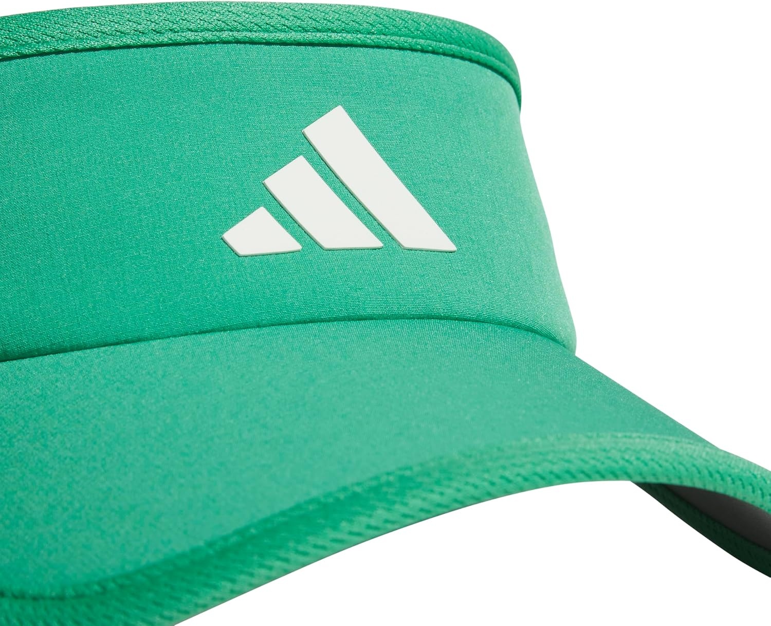 image:imageadidas Womens Superlite Visor OpenTop Design Adjustable Fit Perforated Build HookandLoop Closure AllDay Sun ComfortSemi Court GreenWhite3