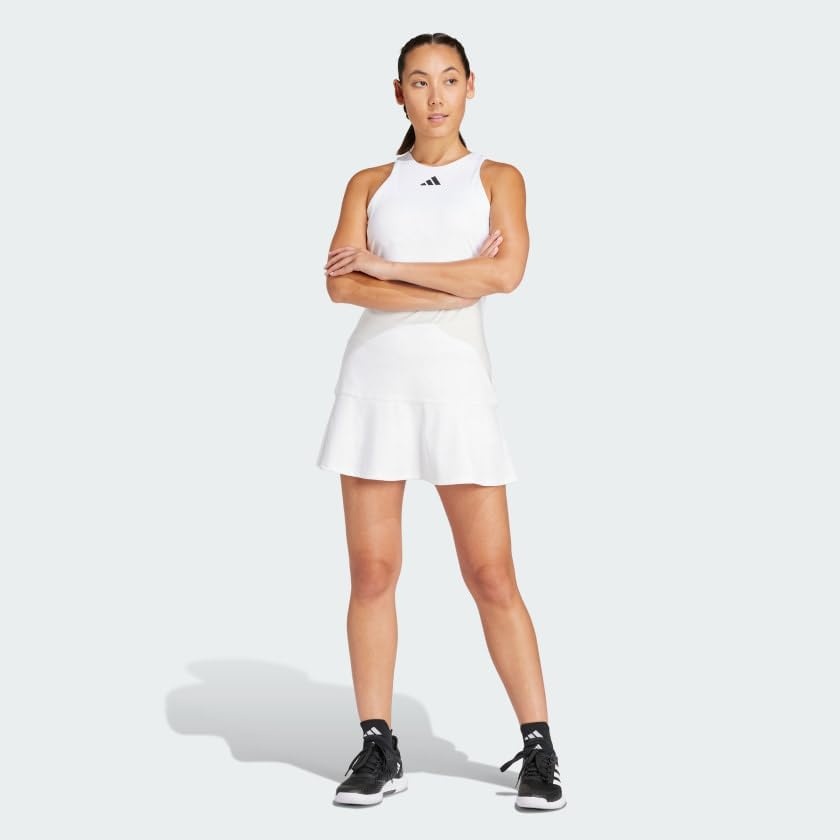 image:imageadidas Womens Tennis Heatrdy YDressWhiteBlack