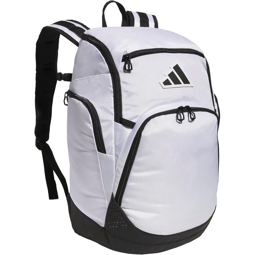 image:imageadidas 5Star Team 2 Backpack MultiSport Padded Laptop Sleeve Organizer Pockets WaterBottle Pockets Durable Build School Gym amp Travel ReadyWhite