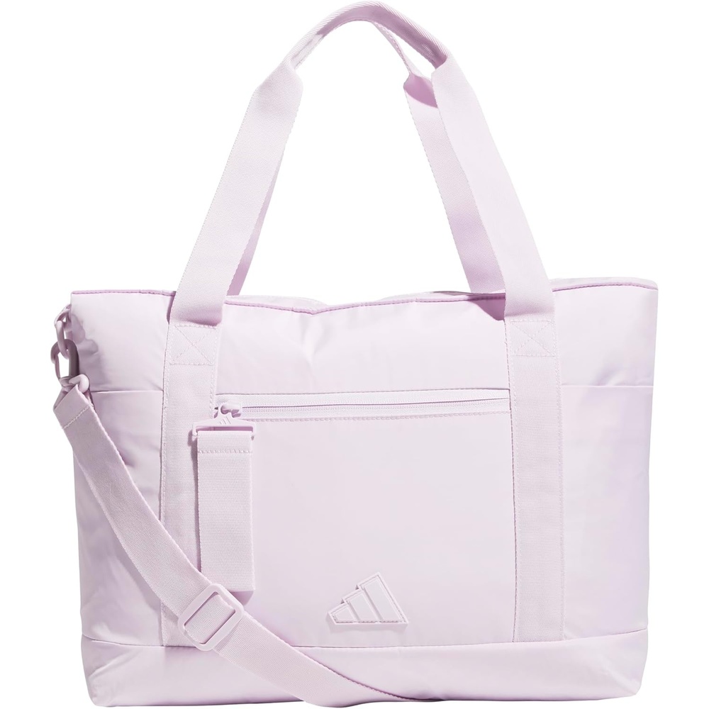 image:imageadidas All Me Tote Roomy Interior Wears Two Ways Rolls With Your Suitcase Holds Your Laptop Open Top Tote Everyday amp Court ReadyIce Lavender3